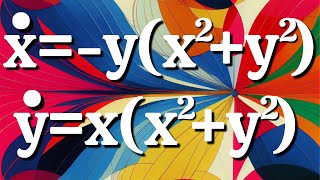 An awesome system of two non-linear differential equations