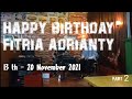 Happy birt.ay fitria part 2  live music bizar cafe