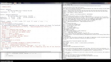 Biostatistics R Code Repeated Measures ANOVA with Tukeys