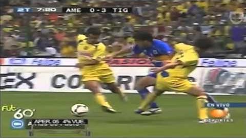 America 1-4 Tigres, Cuartos Final vuelta A05, Estadio Azteca, 05Dic2005