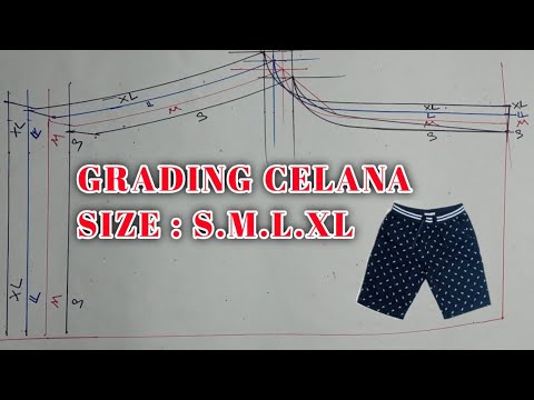 How to make chinos size pants (S / M / L / XL)