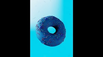 My second attempt at “Blender Guru’s Donut Tutorial”