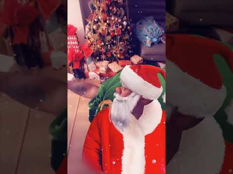 THE GIFT WRAPPED FOR THE KIDS ALMOST DONE SANTA CLAUS IS COMING TO TOWN