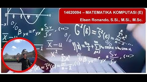 Matematika Komputasi: Metode Runge Kutta
