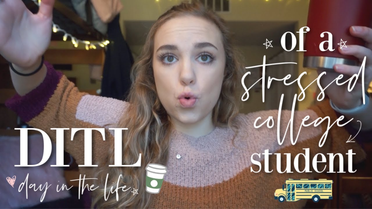DAY IN THE LIFE OF A COLLEGE STUDENT AT A UNIVERSITY - YouTube