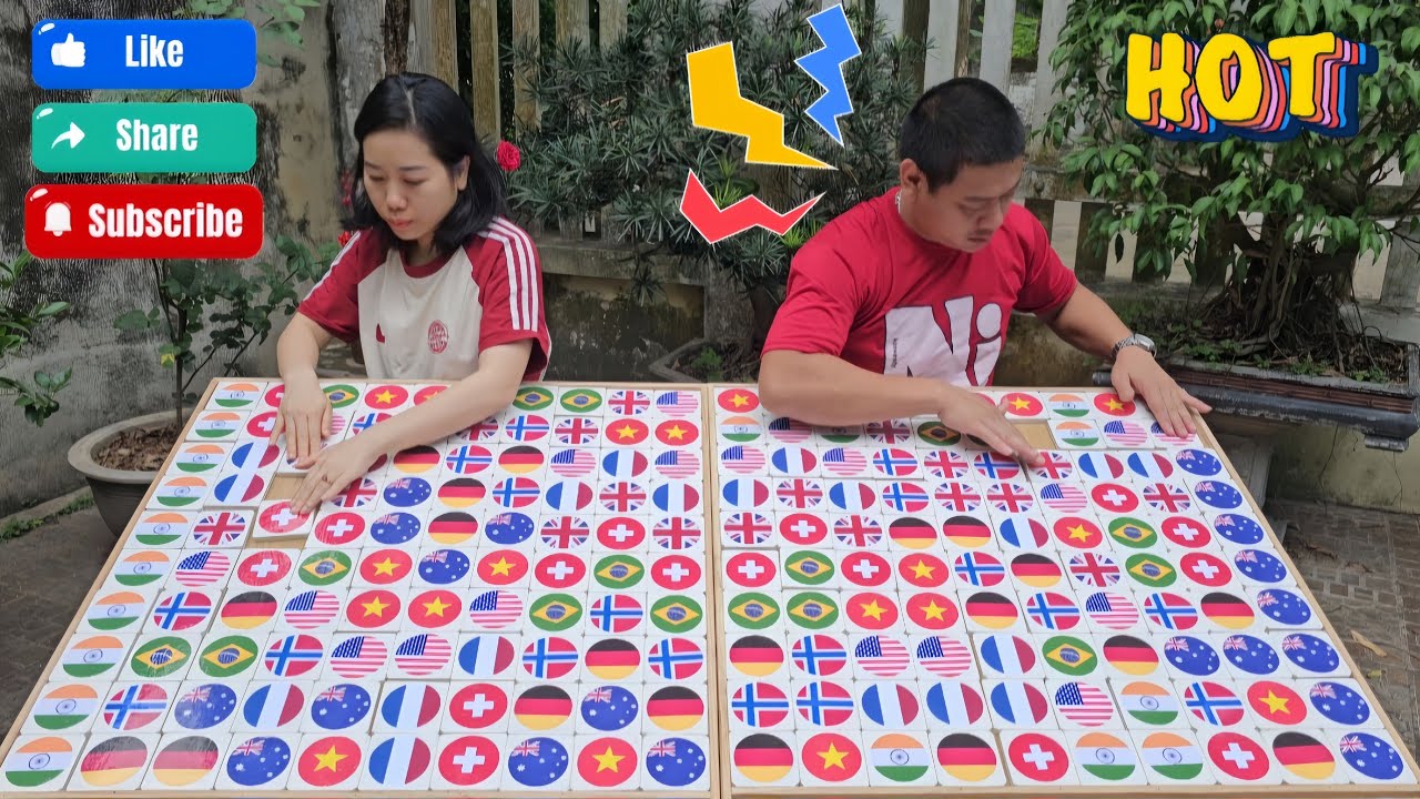 Family Game | Flag Puzzle Challenge, Speed ​​Battle ☆ Level 04