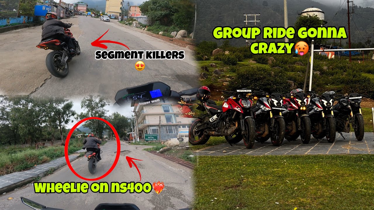 GROUP RIDE GONNA CRAZY🥵||NS400 SEGMENT KILLERS😍||CRAZY RIDE EVER🏁||HYPER WOLF
