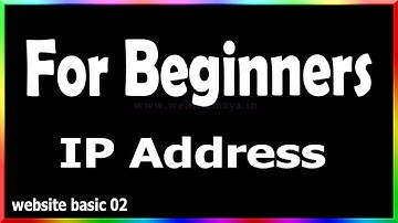 what is a ip address for dummies