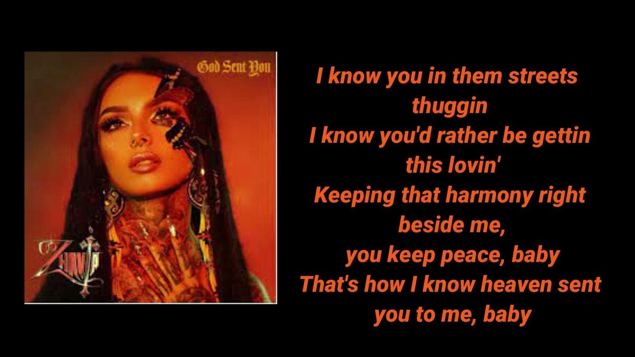 Zhavia Ward - God Sent You (Lyrics) - YouTube