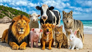  Real Animal Sounds zoo| Wild Animals in 4K 🌍🐾🦁🐷🐮🐯🦧🦒🐫🐓🐒 screenshot 4