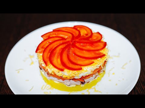 Салат с корейской морковью и копченой курицей. МУЖ В ВОСТОРГЕ!!!