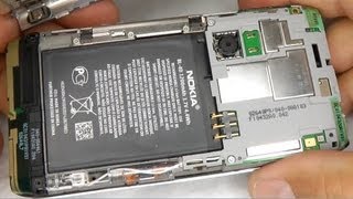 Nokia E7 ♥ Battery Removal & Replacement