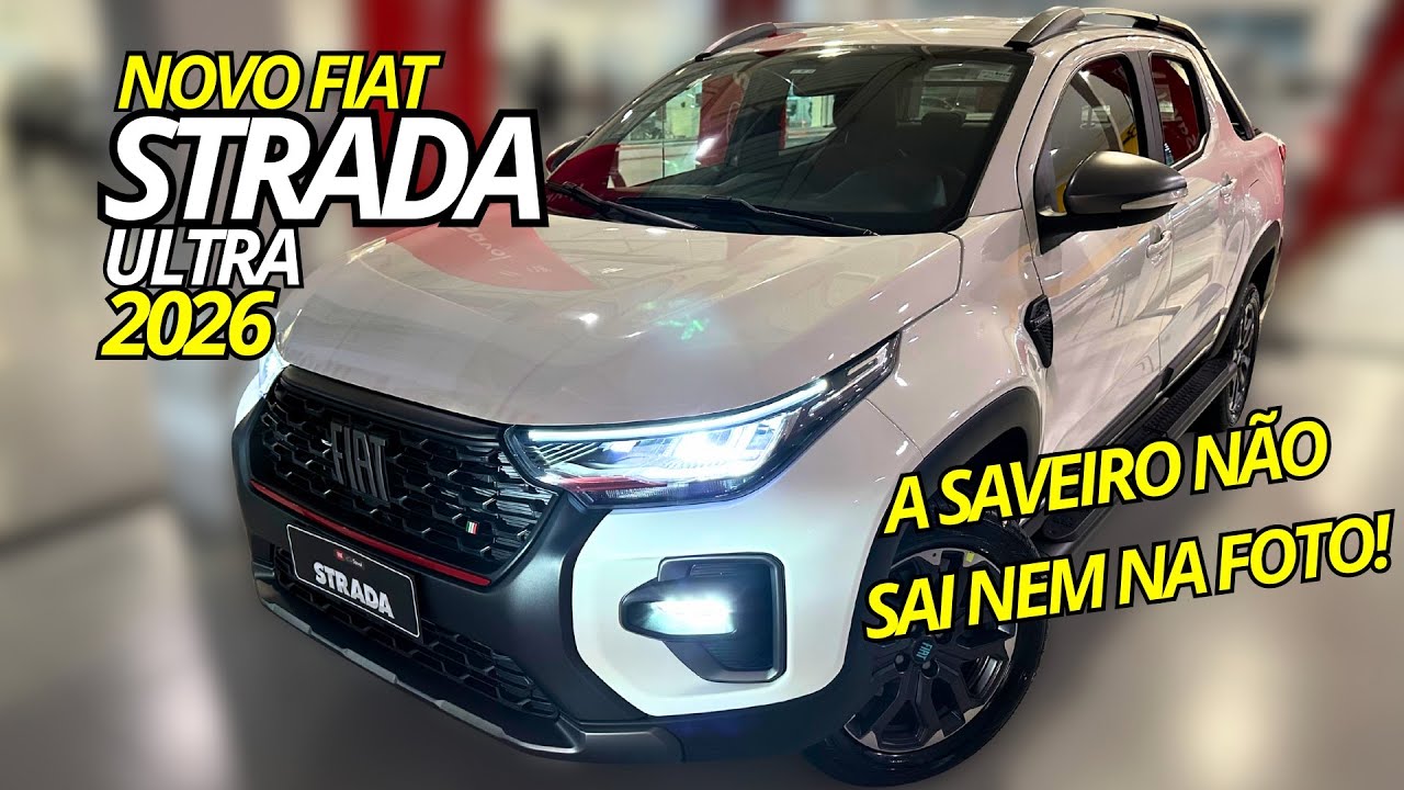 Novo Fiat Strada Ultra 2026 - COM DESCONTO FICA MELHOR AINDA!