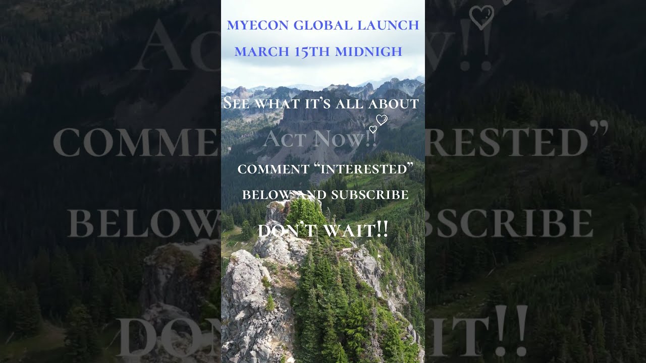 myEcon Global Launch   Let's sign up now!!  This is going to be HUGE!!!