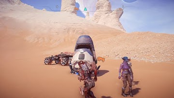 Mass Effect™ Andromeda (PS4) Sara Ryder tracks down Poc for Peebee Loyalty Mission on Elaaden