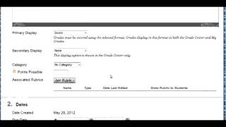 Blackboard 9.1.13: Create Grade Center Column