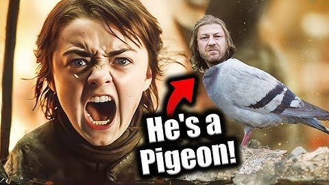 Ned Stark is a Pigeon! His mind escaped ! HUGE THEORY! Game of Thrones