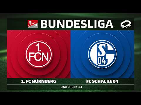 LIVE 🔴 1. FC Nürnberg vs. FC Schalke 04 | Matchday 33 - Bundesliga 2 2025/26