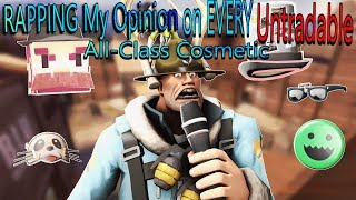 [RAP/3k Sub Special!] TF2 - My Opinion on EVERY Untradable All-Class Cosmetic (except comp medals)!