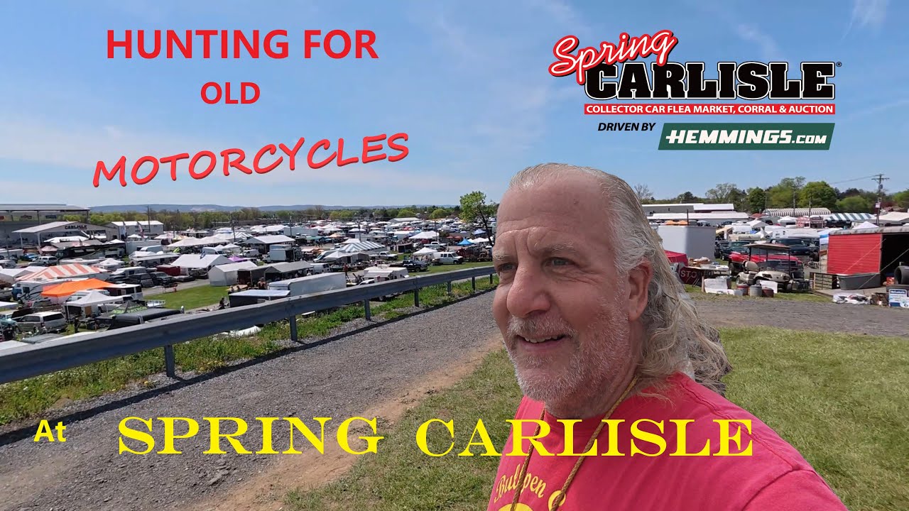 Searching for Motorcycle Stuff at the Spring Carlisle Swap Meet