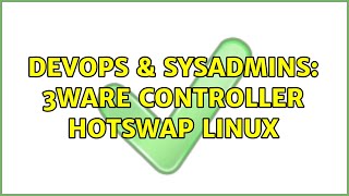 Famous DevOps & SysAdmins: 3ware controller hotswap Linux Wealth