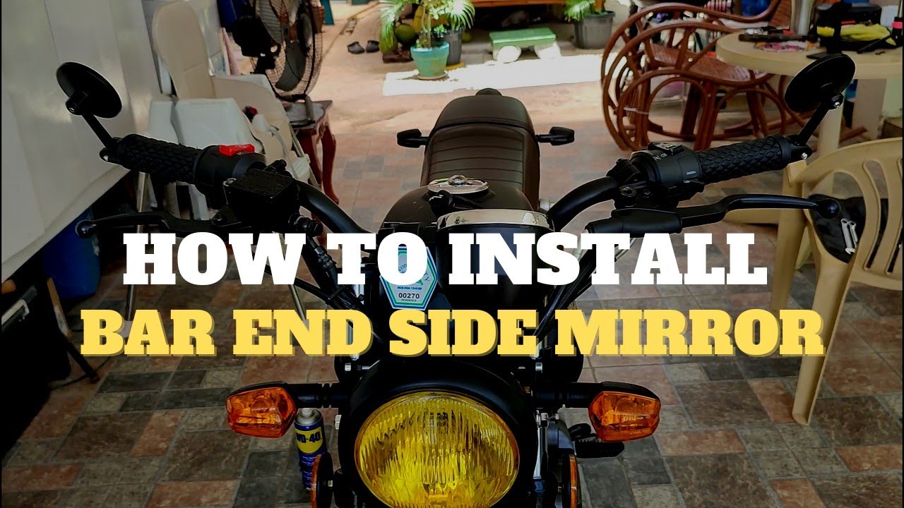 How to Install Bar end side mirror Bar end side mirror keeway 