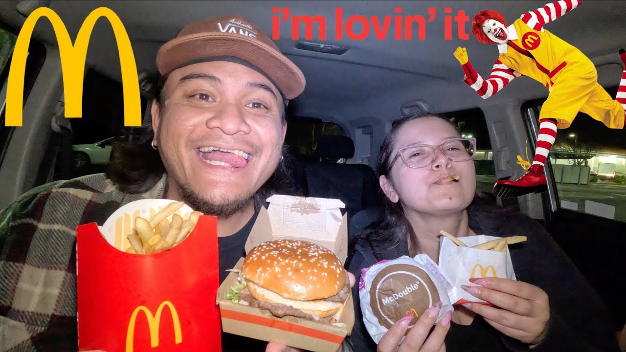 McDonald’s MUKBANG! Eating Big Mac, Chicken Nuggets, French Fires & Double Cheese Burger!