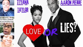 Is This Relationship Real? The Internet Weighs In on Aaron Pierre & Teyana Taylor.