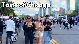 CHICAGO - Taste of Chicago Walkthrough on Friday Day 1 | September 6, 2024 | 4k 60fps Video