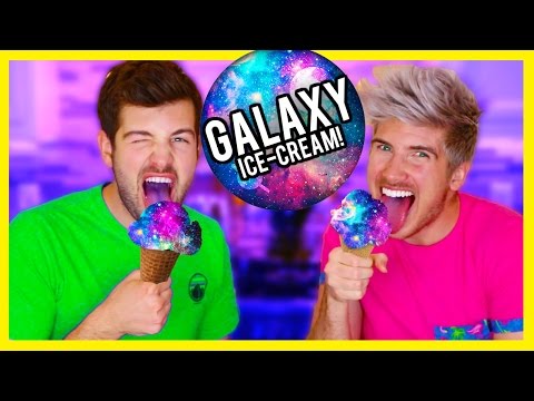 VEGAN GALAXY ICE CREAM DIY!