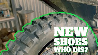 New Tyre Day! | 2023 Kawasaki KLR 650 | Adventure Motorcycle