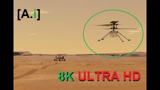 [4K] [AI-Enhanced] First Video of NASA’s Ingenuity Mars Helicopter in Flight