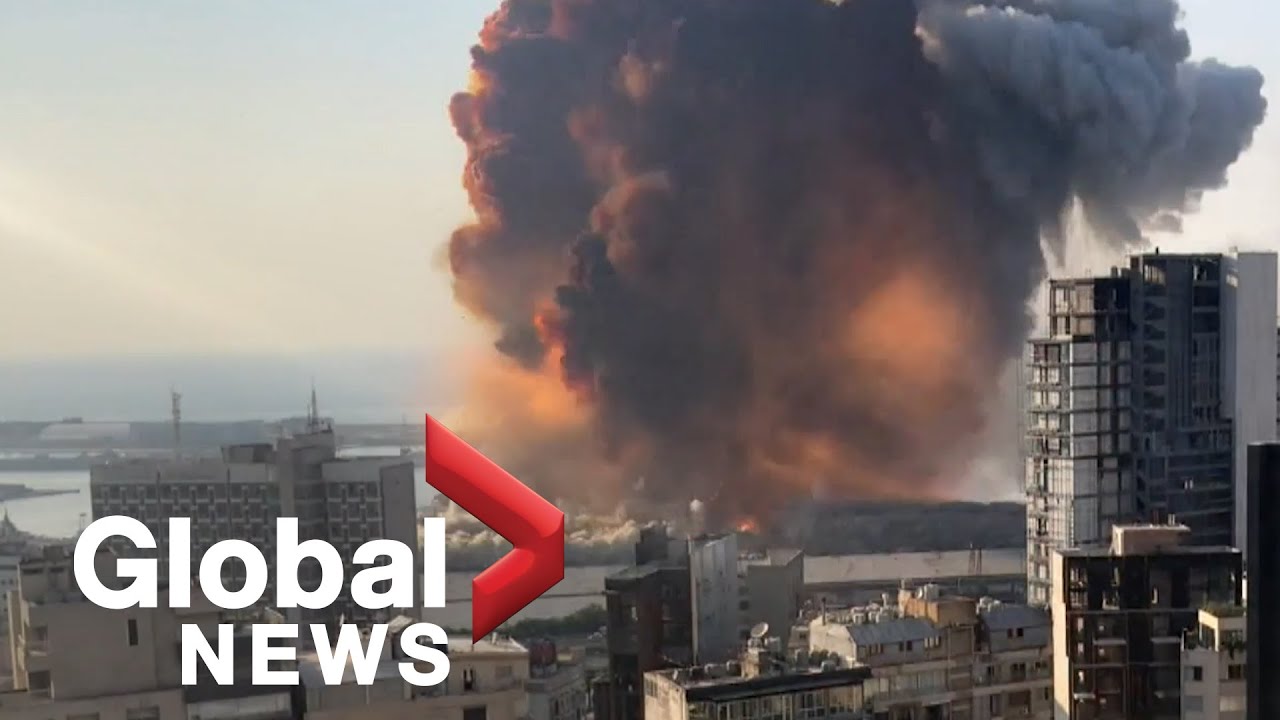 Beirut explosion Video shows new angle of the massive blast