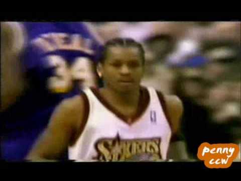 Allen Iverson 41pts Break Kobe's Ankle vs Shaq Lak...