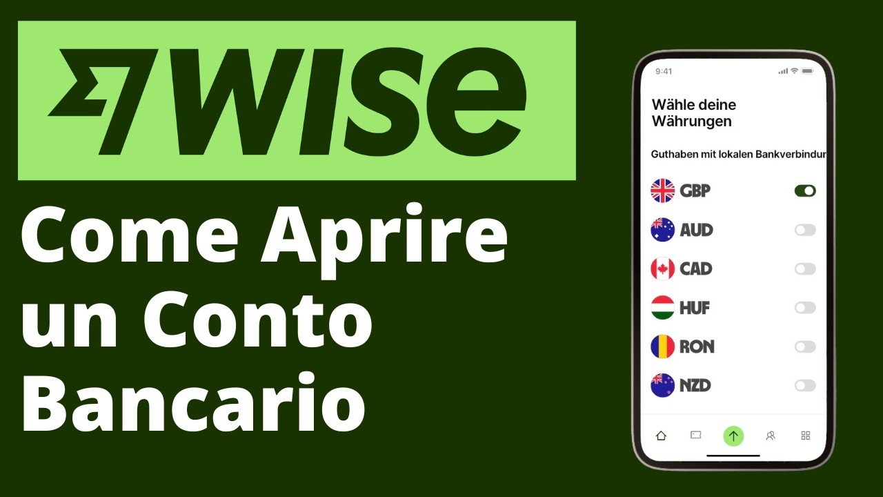Come Aprire un Conto Bancario Wise (2026) | Tutorial Completo di Registrazione