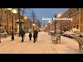 Saint Petersburg - Walking winter Furshtatskaya Ulitsa - Russia