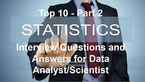 Statistics Interview Questions and Answers | Data Analyst/Scientist |  - Part 2