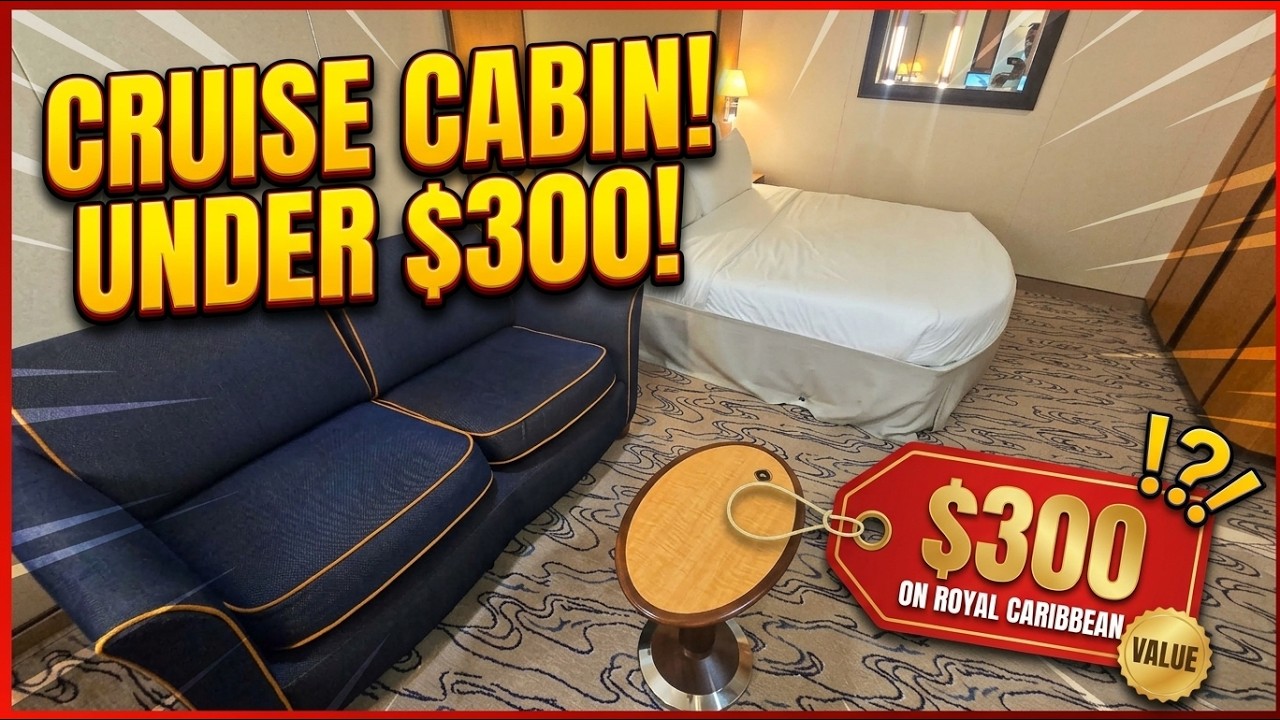 Royal Caribbean Jewel of the Seas Interior Cabin Tour | $300 GETS YOU THIS...