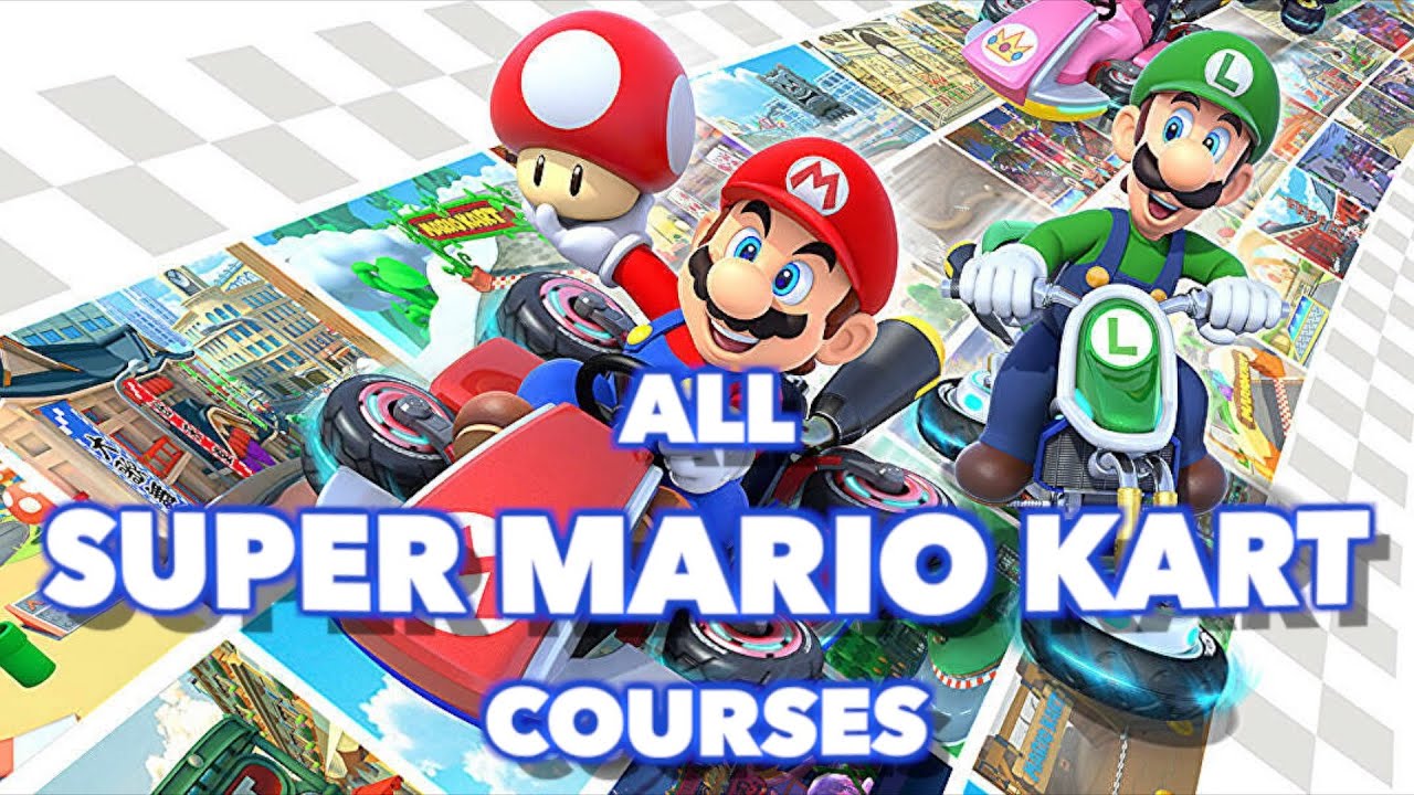 All Super Mario Kart Tracks (Mario Kart SNES) In Mario Kart 8 Deluxe -  YouTube