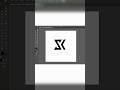 Logo created with the letters zk 💥 #logodesign #shorts #shortvideo #short #shortsvideo #viralvideo