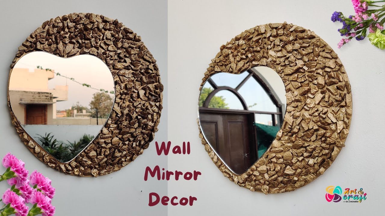 Amazing Beautiful Wall Hanging Craft Ideas || Wall Mirror Decor Ideas ...