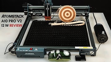 Atomstack A10 Pro V2 12W Laser Engraver Review for Leathercrafting