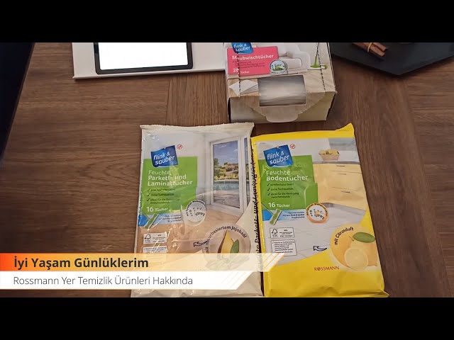 Rossmann yer silme mopu ve temizlik ıslak bezleri - YouTube