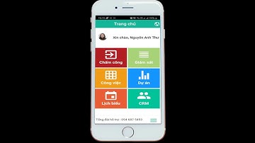 FastWork - Theo dõi báo cáo chấm công cá nhân trên di động