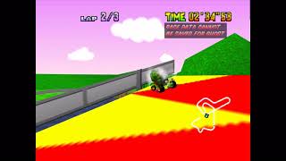 [TAS] Mario Kart 64 - Royal Raceway SC Flap 24.95 (New BOUNCE Shortcut!) 8K