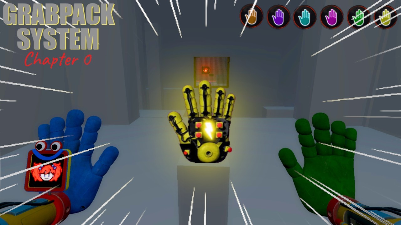 New Grabpack System Chapter 0 Poppy Playtime - Full Gameplay New map Model + Puzzles.