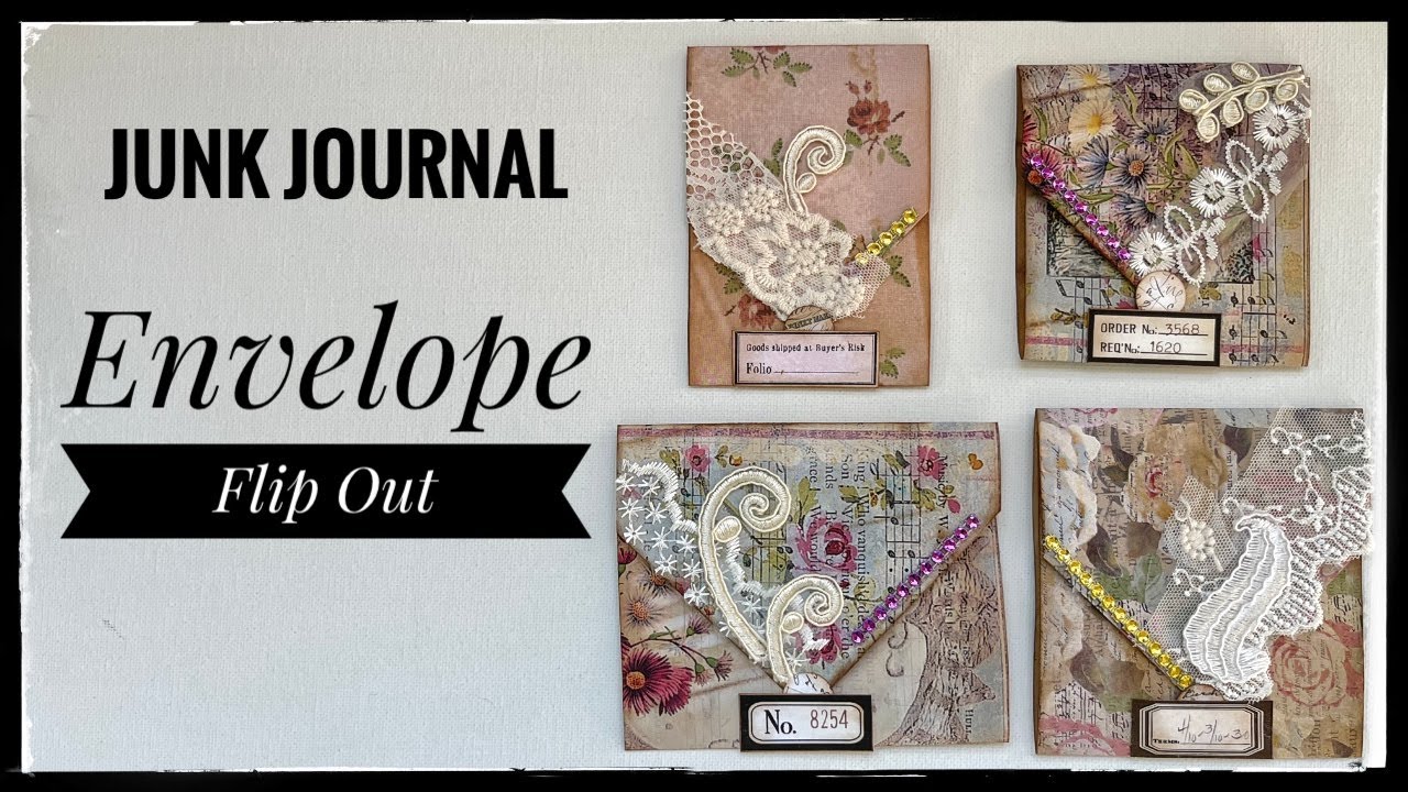 Easy - Vintage Envelopes with Ephemera #tagmetuesday 