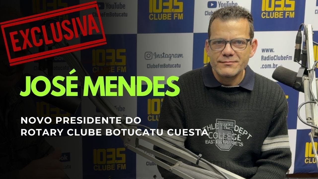 José Mendes assume presidência do Rotary Clube de Botucatu Cuesta ...