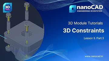 nanoCAD 3D Constraints