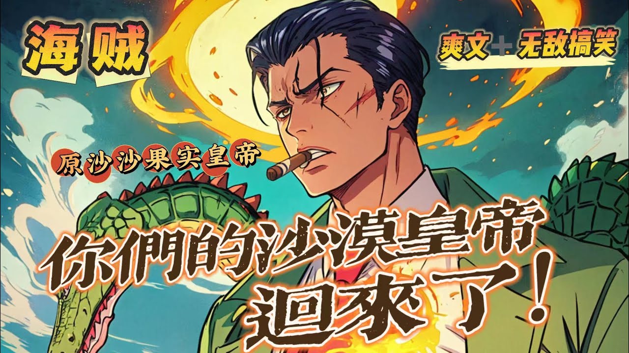 🔥《海賊：你們的沙漠皇帝回來了》第1-150話：因克洛克達爾的戰鬥餘波，沉睡中的原沙沙果實能力者羅文意外蘇醒！那一天，巨大的沙漠圓盤鎖定了聖地瑪麗喬亞！羅文向世界宣告：你們的皇帝，回來了！